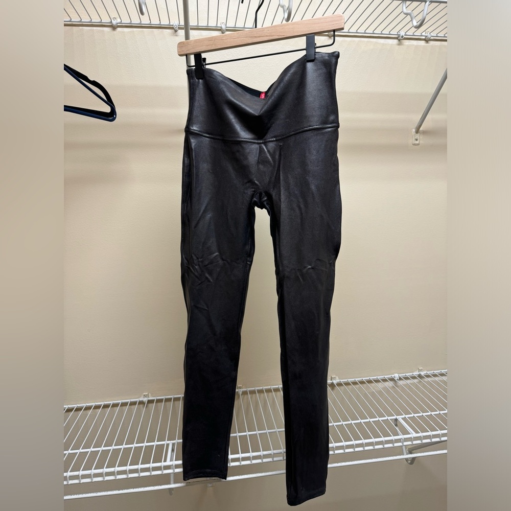 Spanx faux leather leggings